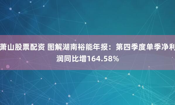 萧山股票配资 图解湖南裕能年报：第四季度单季净利润同比增164.58%
