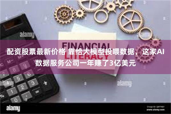 配资股票最新价格 靠给大模型投喂数据，这家AI数据服务公司一年赚了3亿美元