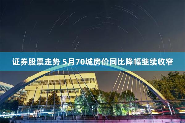 证券股票走势 5月70城房价同比降幅继续收窄