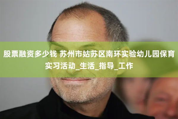 股票融资多少钱 苏州市姑苏区南环实验幼儿园保育实习活动_生活_指导_工作